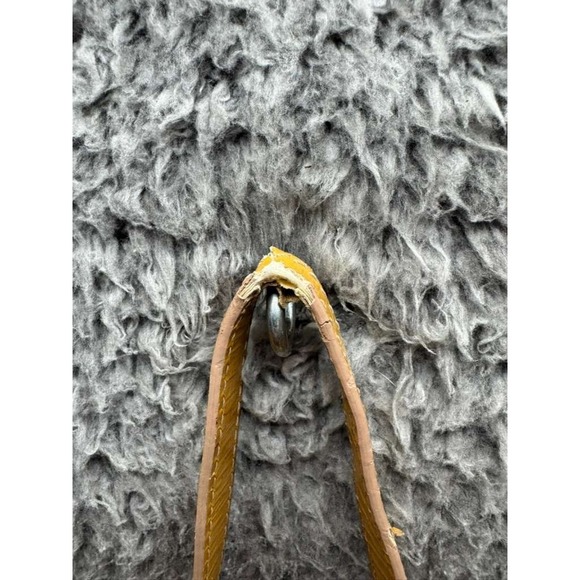 Vintage Fendi Women's Turn-Lock Flap Leather‎ Crossbody Bag Yellow 8" x 6" - Picture 9 of 14